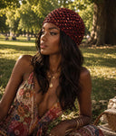 Robyn | Women’s Crochet Sequin Festival Vacation Head Beanie