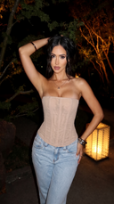 Rooney | Women's Casual Straight Neck Strapless Corset Party Top