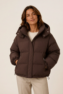Rosetta | Women's Zip Front Oversized Long Sleeve Puffer Jacket