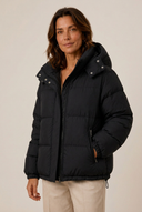 Rosetta | Women's Zip Front Oversized Long Sleeve Puffer Jacket