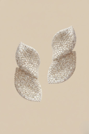 Ruby | Women's Diamond Leaf Shape Earrings