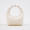 Selina | Women’s Pearl Beaded Top Handle Mini Party Bag