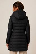 Shaina | Women's Hooded Zip Front Long Sleeve Long Puffer Coat