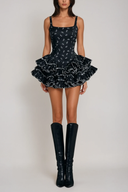 Sienna | Women's Sleeveless Ruffle Mini Dress