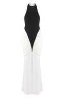 Sloane | Women's Sleeveless Backless Ruched Bodycon Maxi Dress