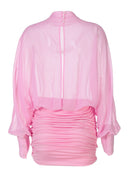 Solene | Women's Long Sleeve Mini Summer Cocktail Dress