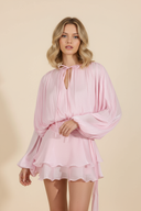 Sophia | Women’s Flowing Satin Mini Dress