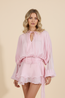 Sophia | Women’s Flowing Satin Mini Dress