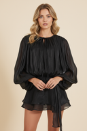 Sophia | Women’s Flowing Satin Mini Dress