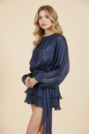 Sophia | Women’s Flowing Satin Mini Dress