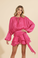 Sophia | Women’s Flowing Satin Mini Dress