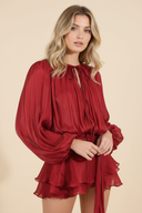 Sophia | Women’s Flowing Satin Mini Dress
