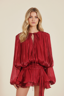 Sophia | Women’s Flowing Satin Mini Dress