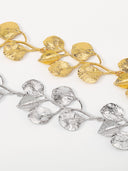 Taliyah | Women's Leaf Statement Textured Layered Detail Necklace