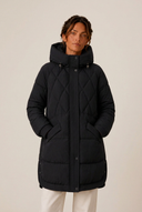 Tallie | Women's Quilted Longline Hooded Puffer Jacket