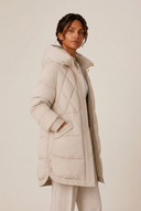 Tallie | Women's Quilted Longline Hooded Puffer Jacket