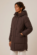 Tallie | Women's Quilted Longline Hooded Puffer Jacket