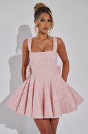 Victoria | Women’s Dazzling Sequin Bow Mini Cocktail Dress