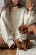 Vida | Women's Drop Shoulder Chunky Knit Sweater Long Sleeve