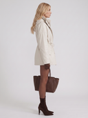 Viera | Women's Casual High Collar Drawstring Utility Jacket