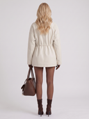 Viera | Women's Casual High Collar Drawstring Utility Jacket