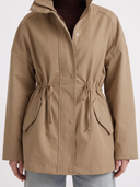 Viera | Women's Casual High Collar Drawstring Utility Jacket