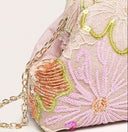 Wanda | Women’s Floral Embroidered Sequin Shoulder Bag Clutch Purse