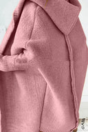 Yasmin | Women's Hooded Open Front Long Knit Cardigan