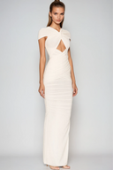 Zaria | Women's Cut-out Ruched Maxi Dress