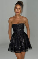 Madeline | Women’s Strapless Glitter Sequin Mini Party Dress