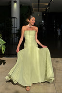 Skyla | Women's Strapless Maxi Wedding Guest Dress