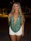 Faye | Women's Sleeveless Sequin Top