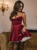 Bonnie | Women's Velvet Sleeveless Mini Dress