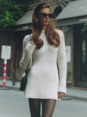 Rose | Women's Longsleeve Knit Mini Dress