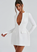 Vera | Women's Blazer Mini Dress with Long Sleeves