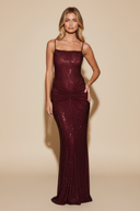 Eden | Women’s Sleeveless Mesh Maxi Dress