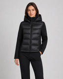 Hilary | Women's Hooded Zip Front Long Sleeve Puffer Jacket