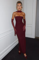 Djenna | Women's Sleeveless Maxi Dress with Scarf